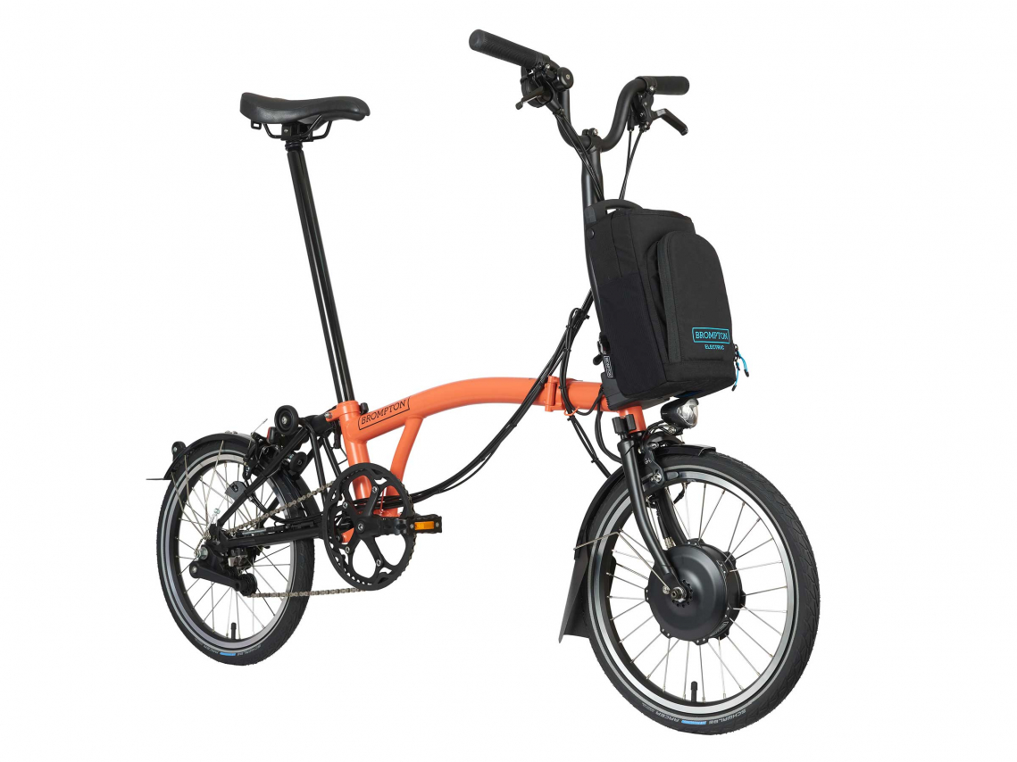 Brompton Electric C Line Explore Midden Vuurkoraal