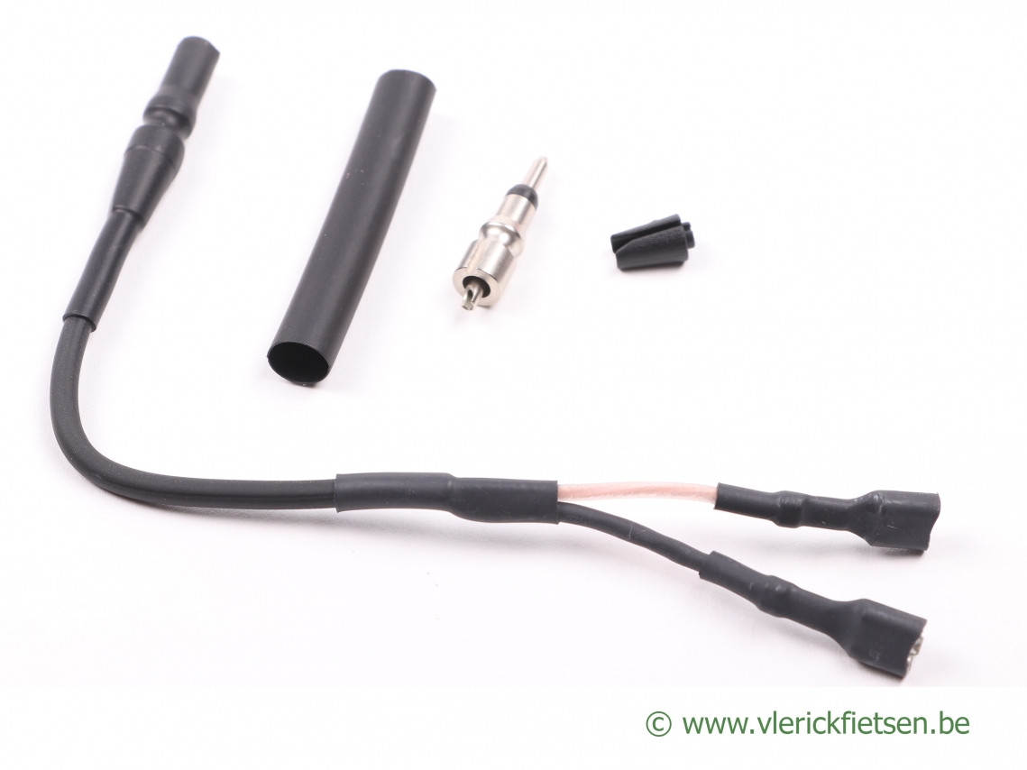 fabriek cijfer besluiten Son Coax kabel kort met Coax Stekker 72610 - Vlerick Fietsen