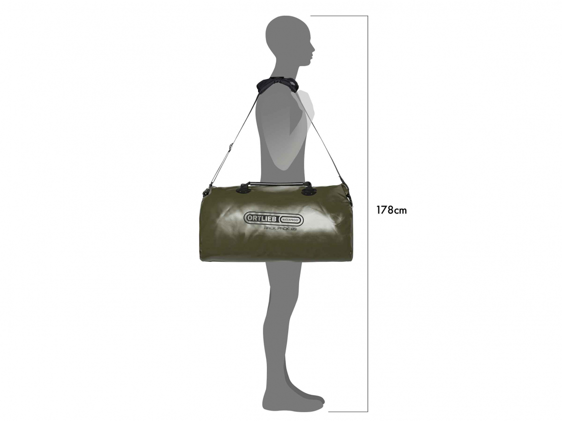 Ortlieb RackPack XL Reis & Sporttas 89L Olijf K64H6 Vlerick Fietsen