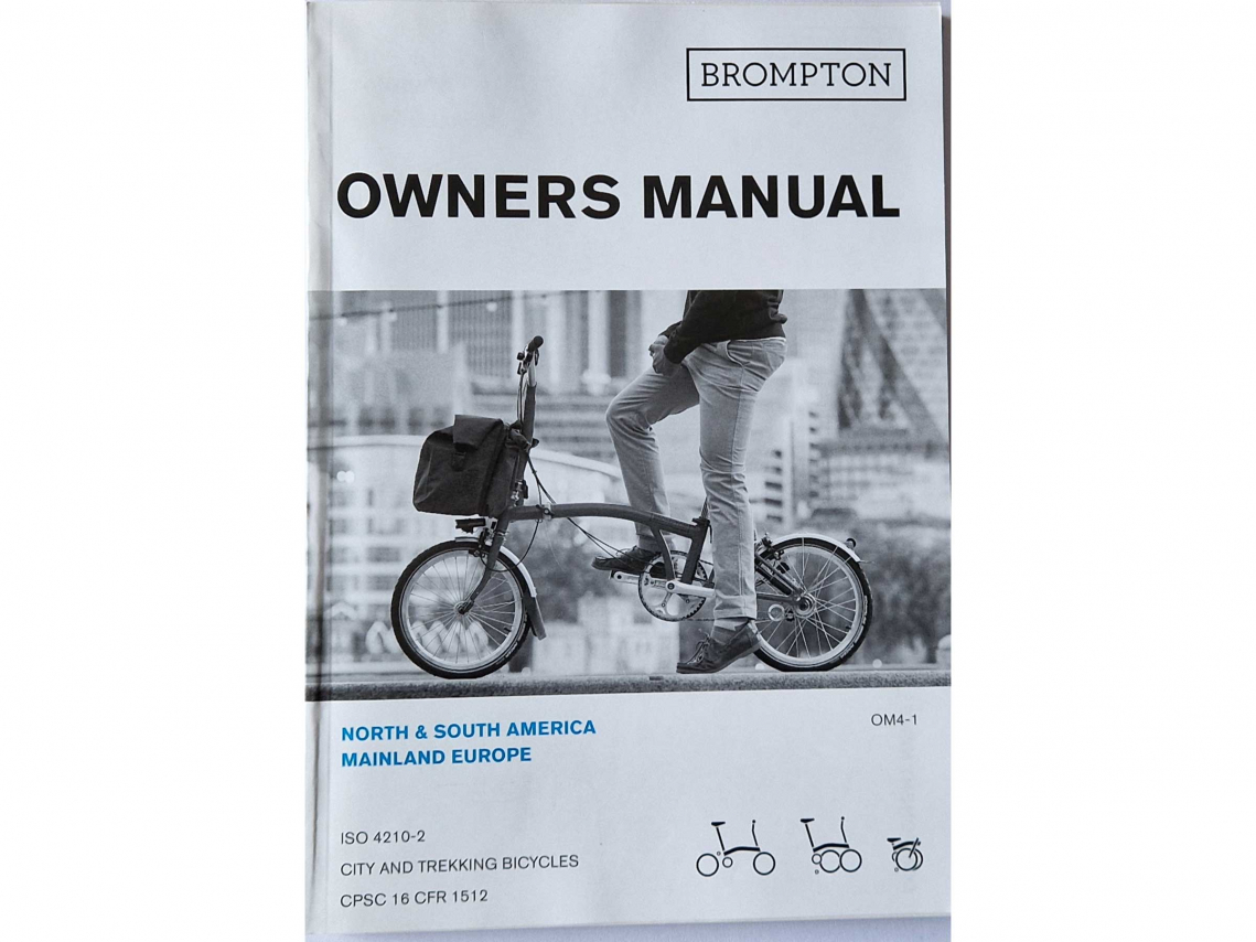 Brompton Gebruikershandleiding Blauw C Line MY21
