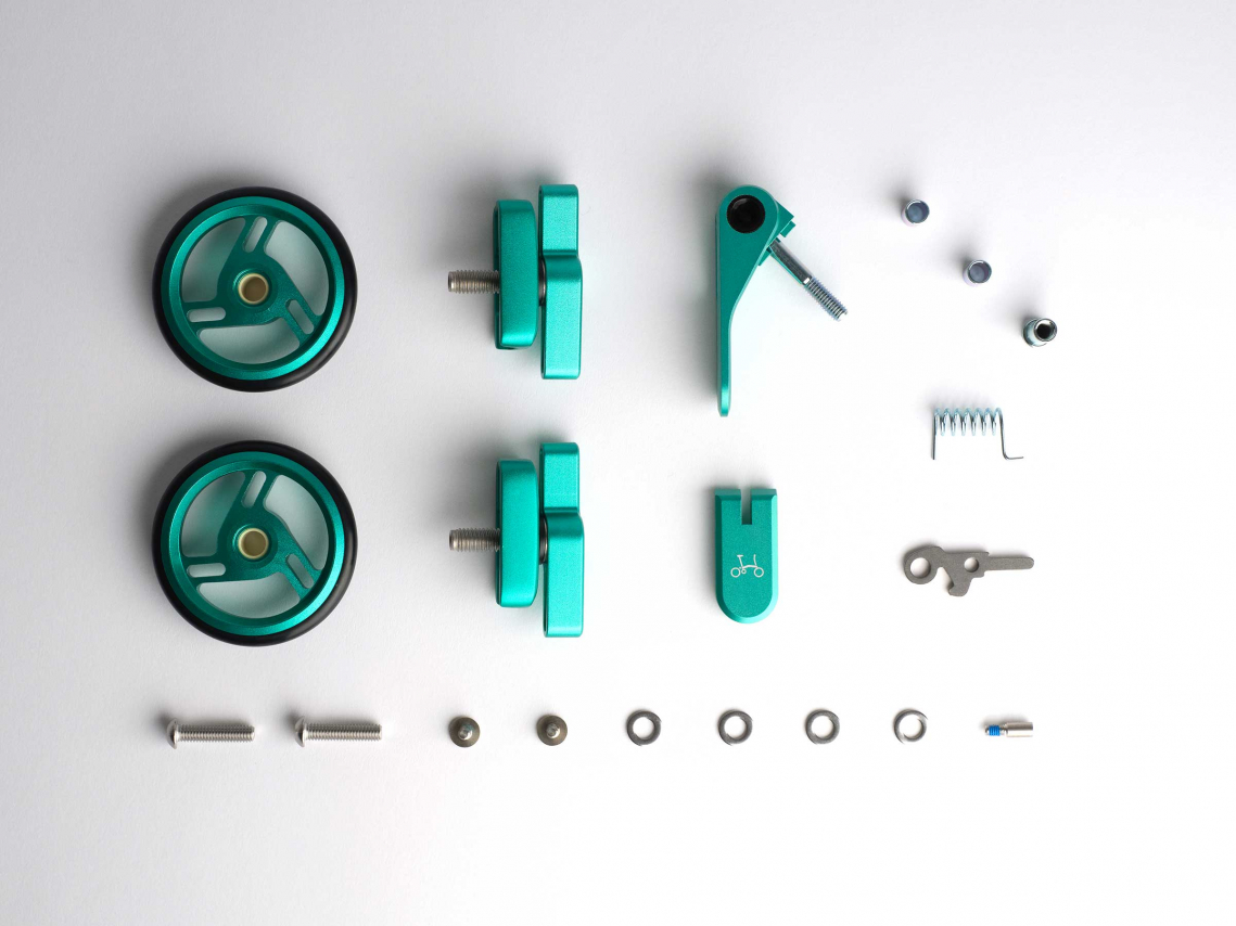 Brompton ColourLab Touchpoints Set Green T-Line Non-Electric