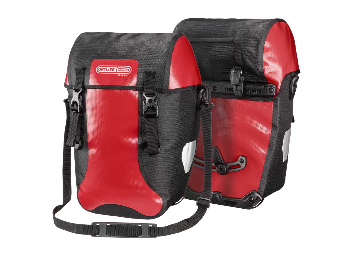 Ortlieb Bike-Packer Classic QL2.1 Achtertassen Rood-Zwart