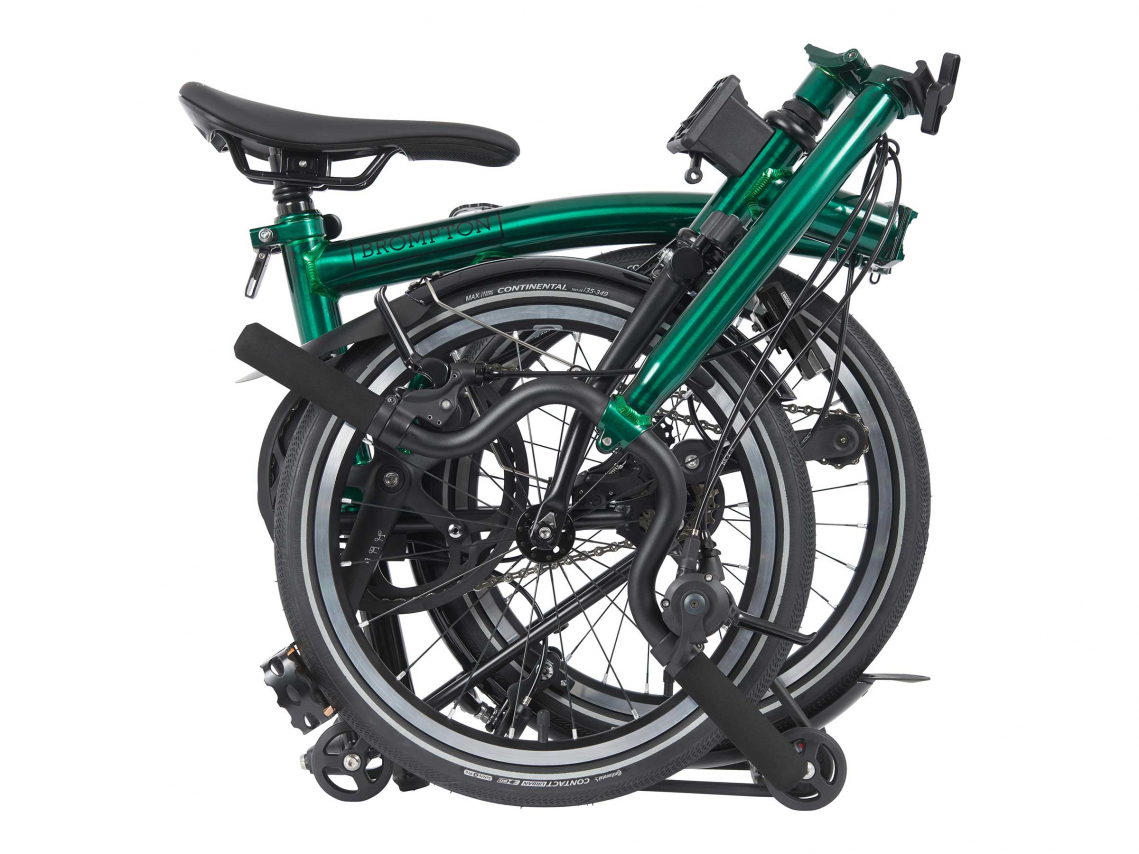 Brompton P Line Urban Emerald Lacquer H4R-mEGq-rTiBK-FCB-BAT3-SL-TYCC ...