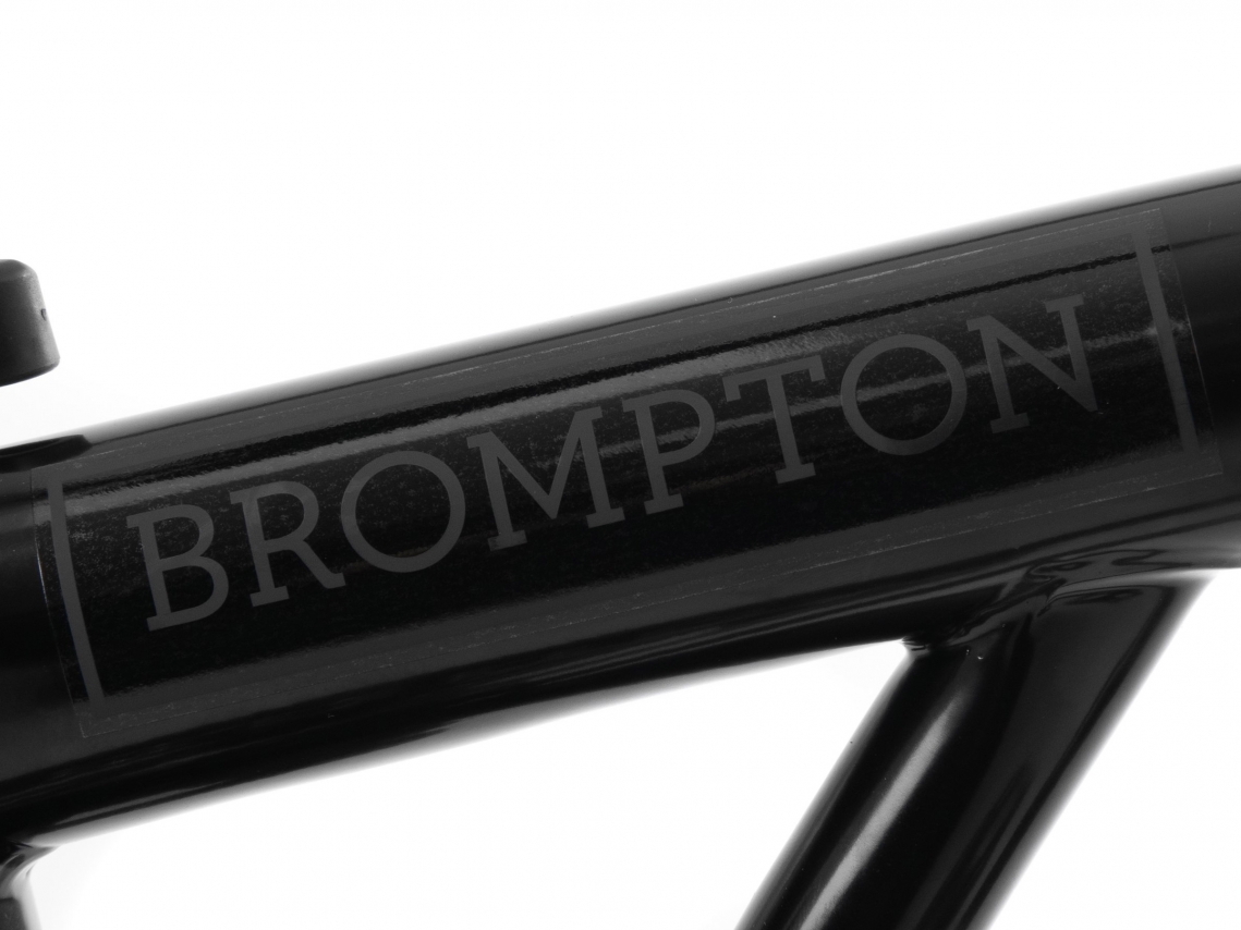 Brompton Transfer / Decal Black Edition, Glans frame