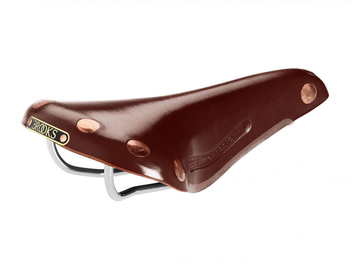 Brooks Team Pro Chroom Zadel Zwart B232HA07202 Vlerick Fietsen
