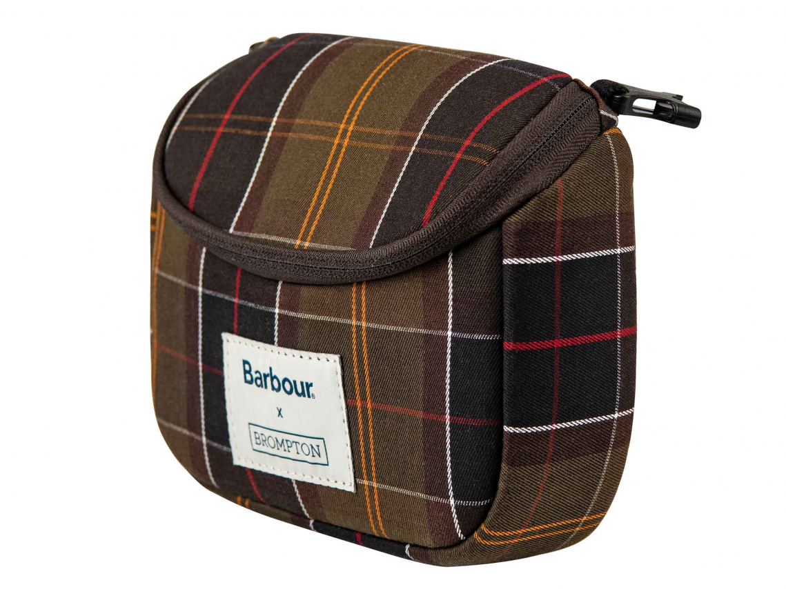 Brompton Barbour x Brompton Zip Pouch Tartan