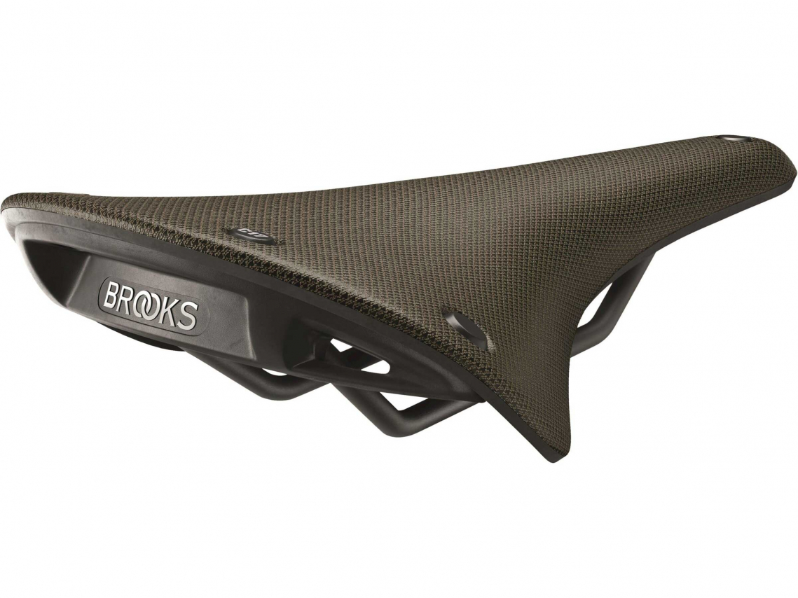 Brooks Cambium C17 All Weather Herenzadel Modder Groen