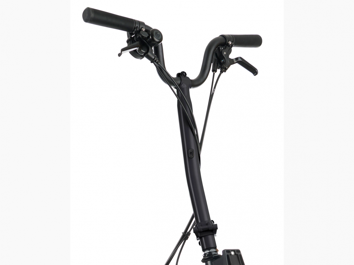 Brompton Stuurkolom en -pen H[2]-Type Zijdeglans Zwart