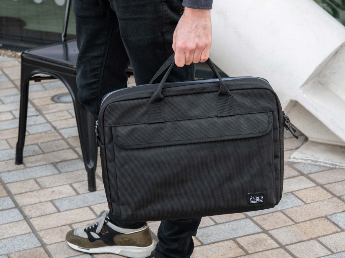 Brompton Metro City Bag M Zwart incl Frame & Regenhoes QMETCITYBMBK Vlerick Fietsen