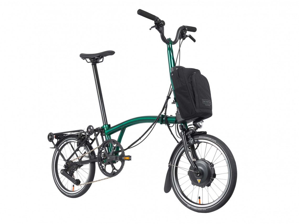 Brompton Electric P Line Urban Hoog Emerald Lacquer