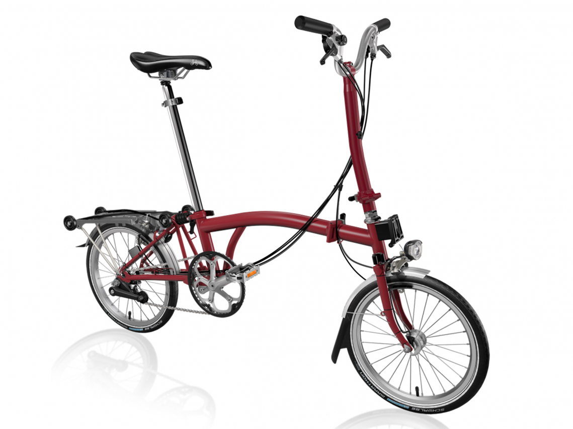 Brompton H6R Vouwfiets Huisrood