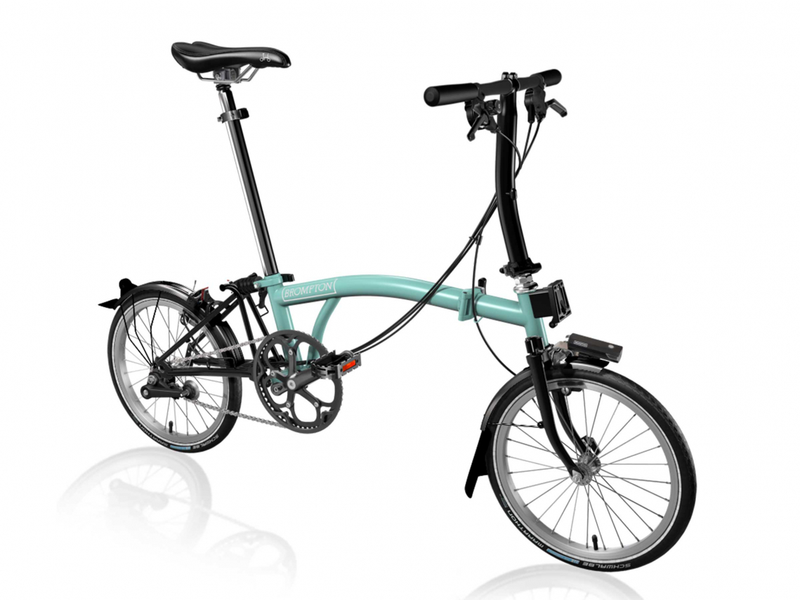 Brompton C Line Black Edition Explore Laag Turkoois