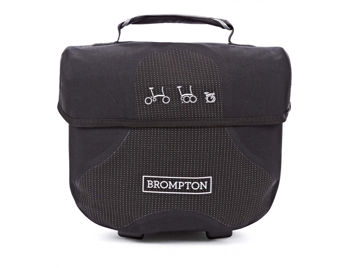 Brompton Ortlieb Mini O-Bag Zwart Reflective