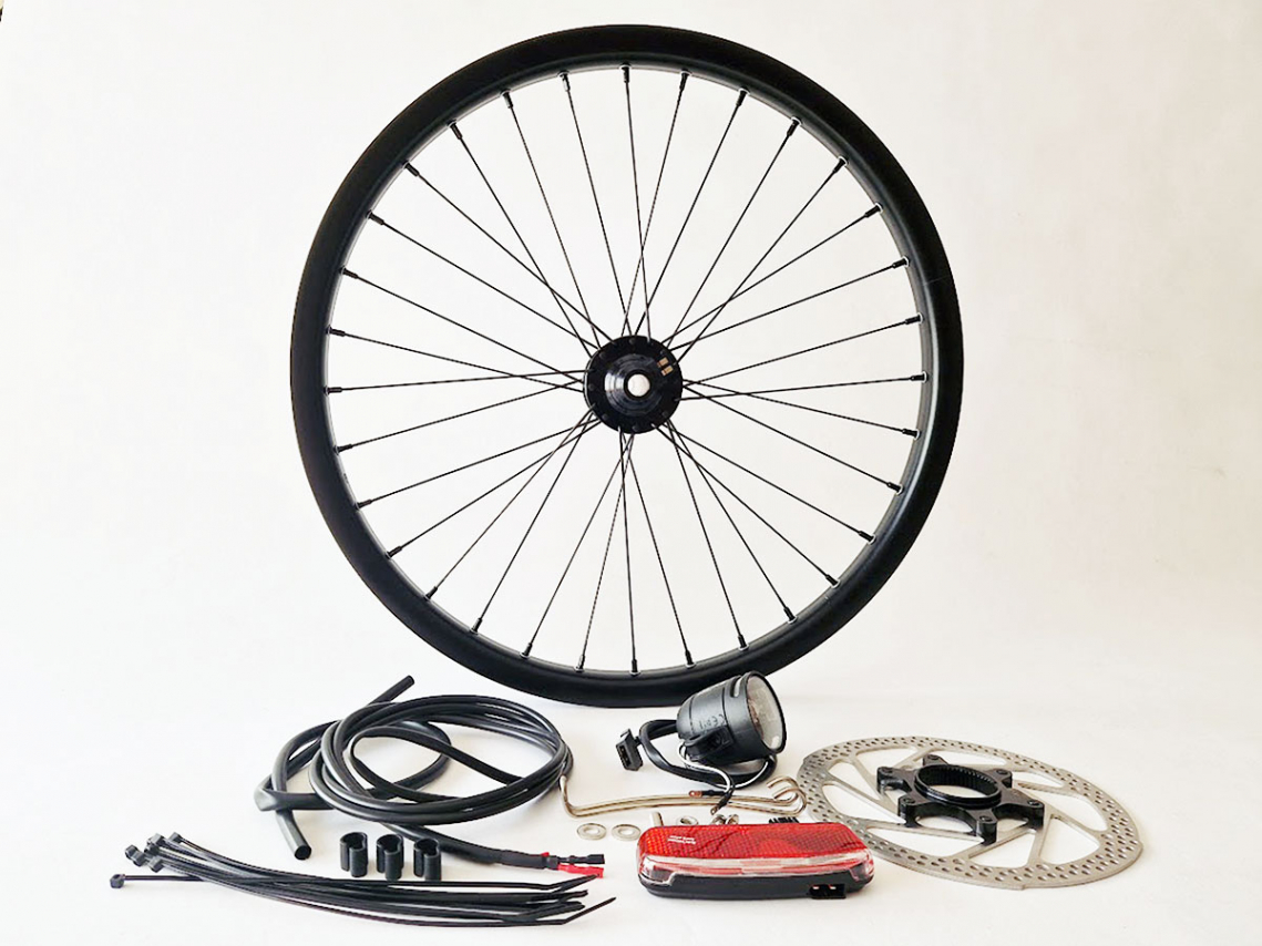 Brompton Naafdynamo Verlichtingsset G Line inclusief Wiel