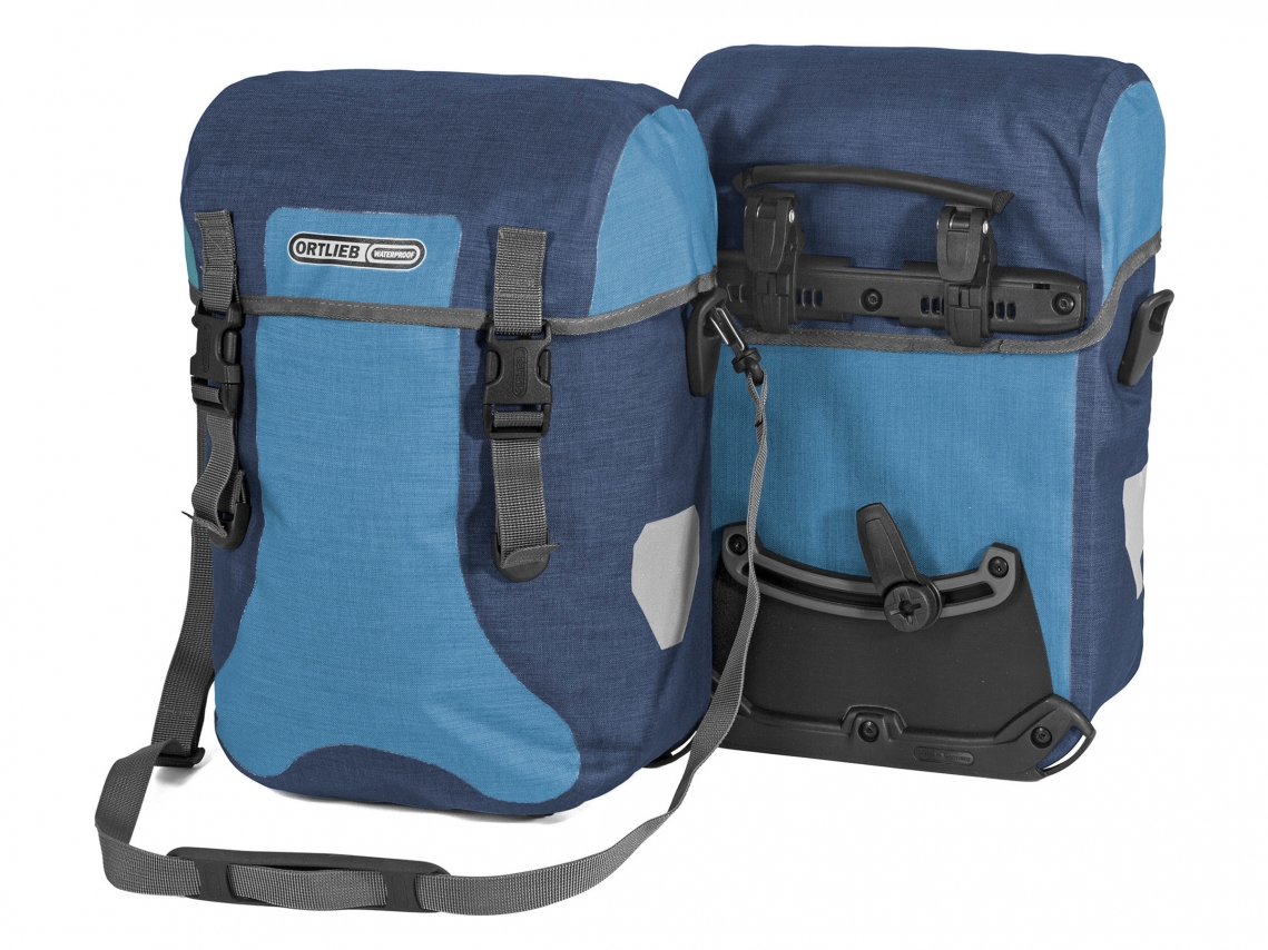 Ortlieb Sport-Packer Plus QL2.1 Voortassen Denim-Staalblauw