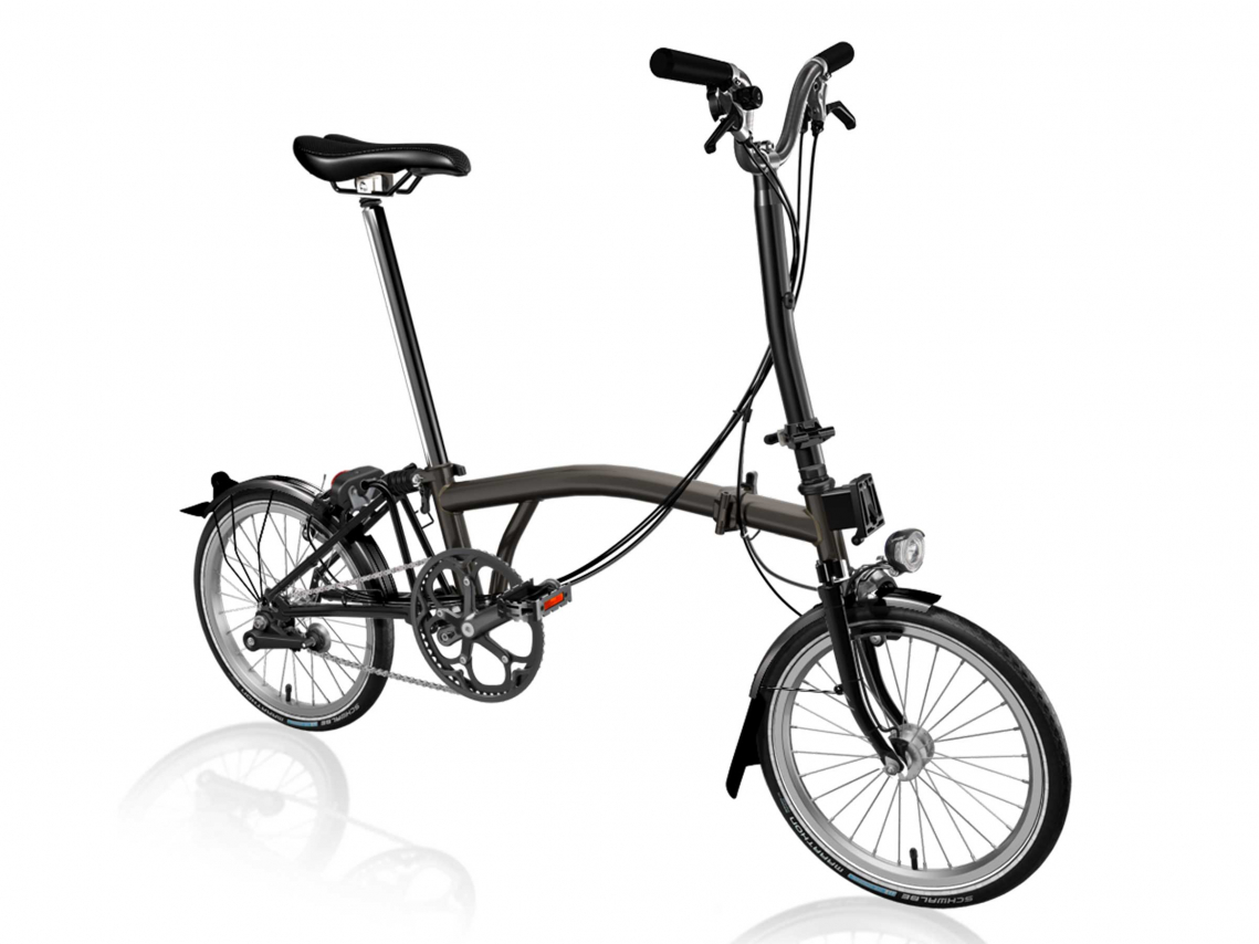 Brompton C Line Black Edition Explore Hoog Black Lacquer