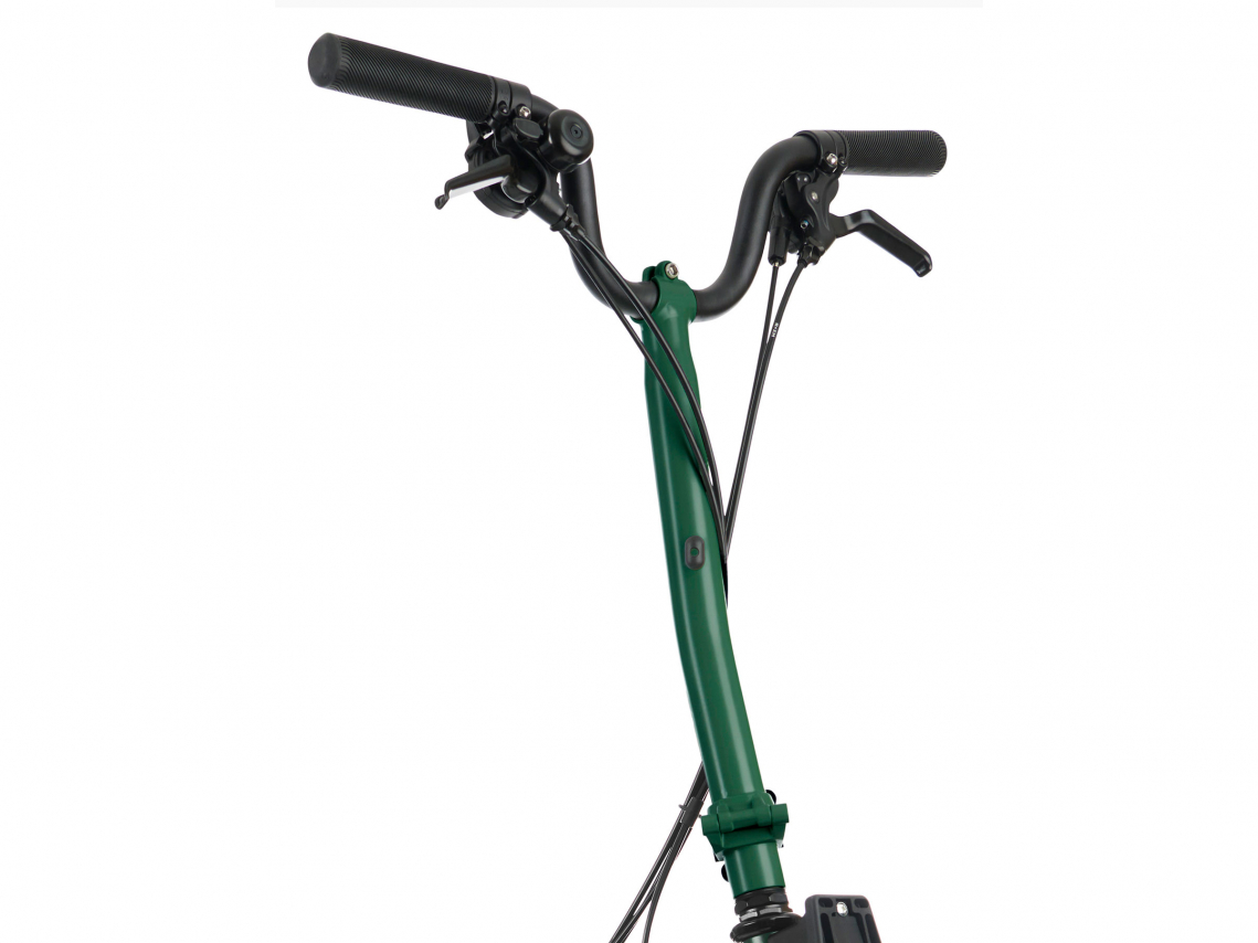 Brompton Stuurkolom en -pen H[2]-Type Zijdeglans Racing Groen