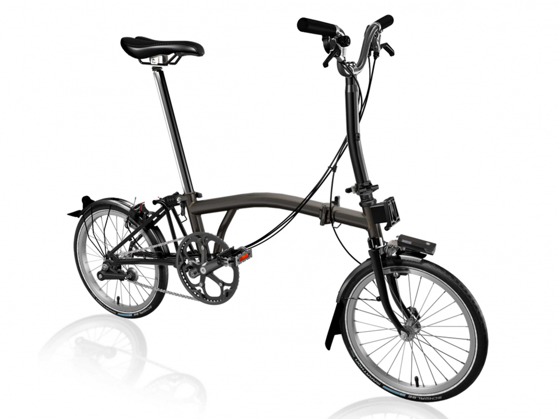 Brompton C Line Black Edition Explore Midden Black Lacquer