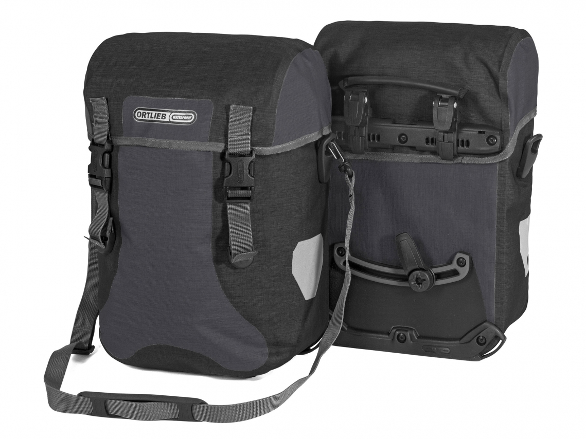 Ortlieb Sport-Packer Plus QL2.1 Voortassen Graniet-Zwart