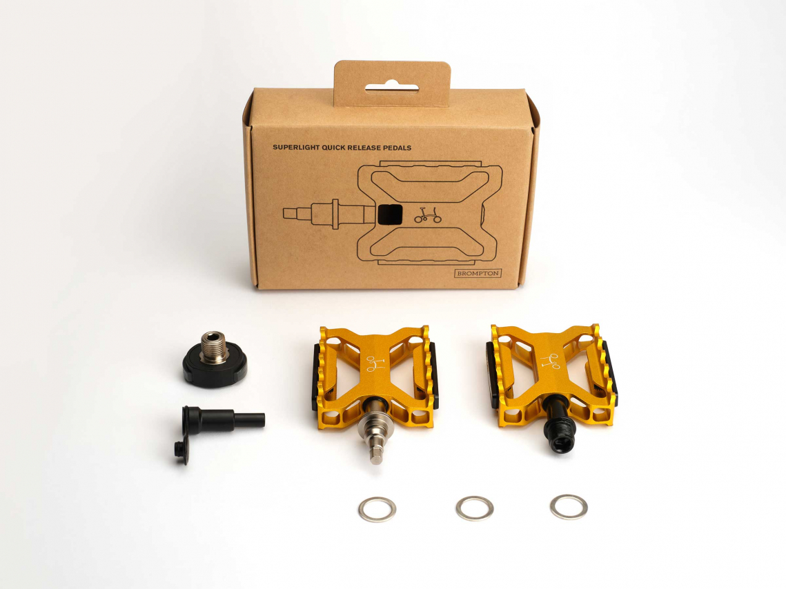 Brompton Superlichte Quick Release Trappers Gold