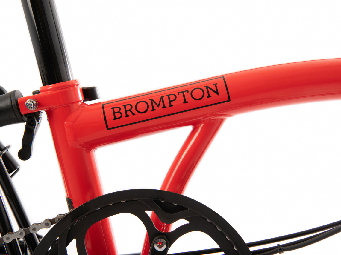 Brompton H6R Black Edition Raket Rood