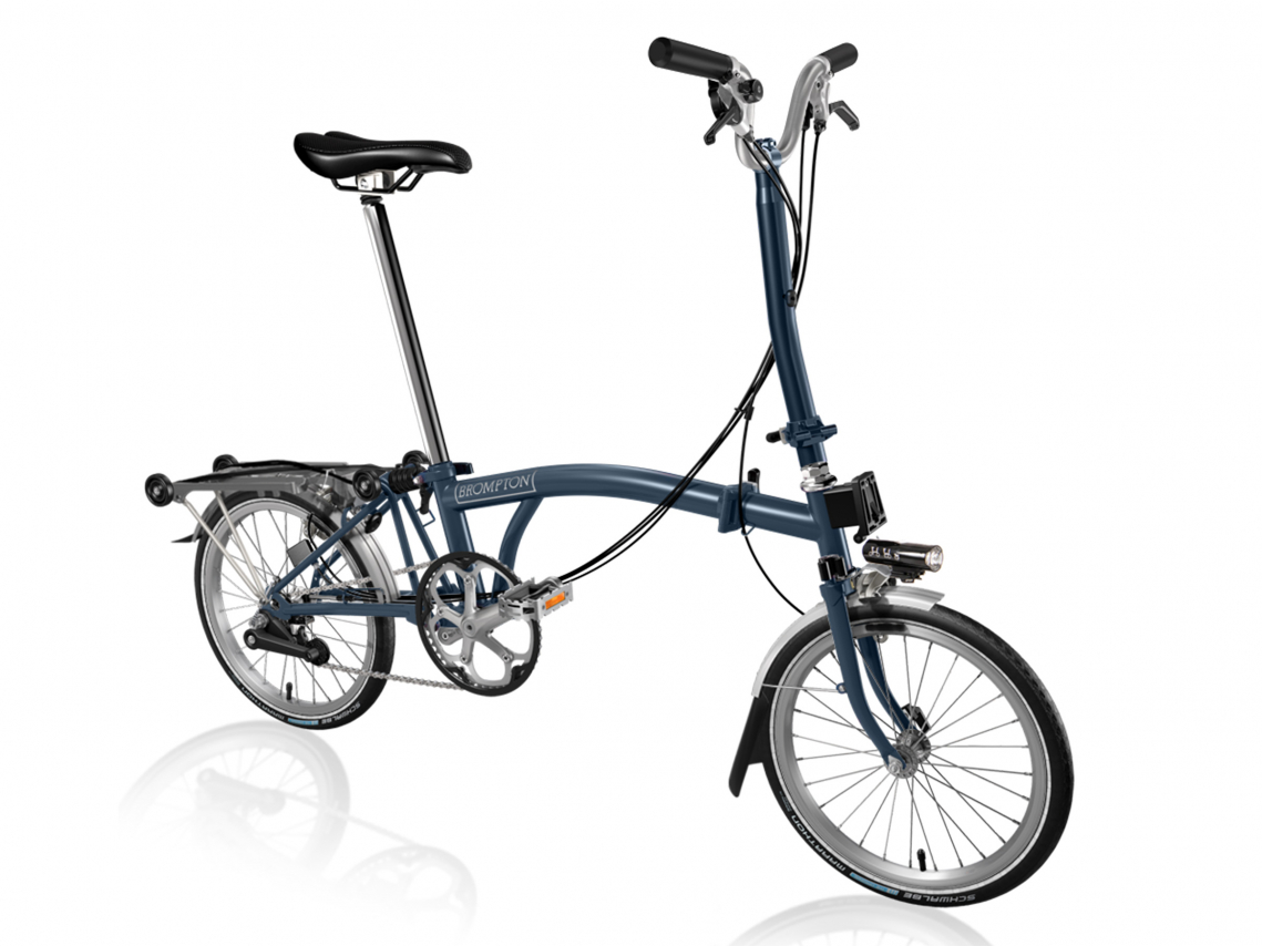 Brompton H6R Vouwfiets Tempest Blauw