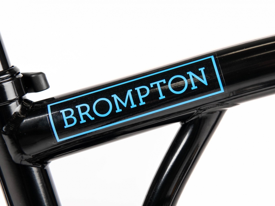 Brompton Electric Decal Hoofdframe Blauw