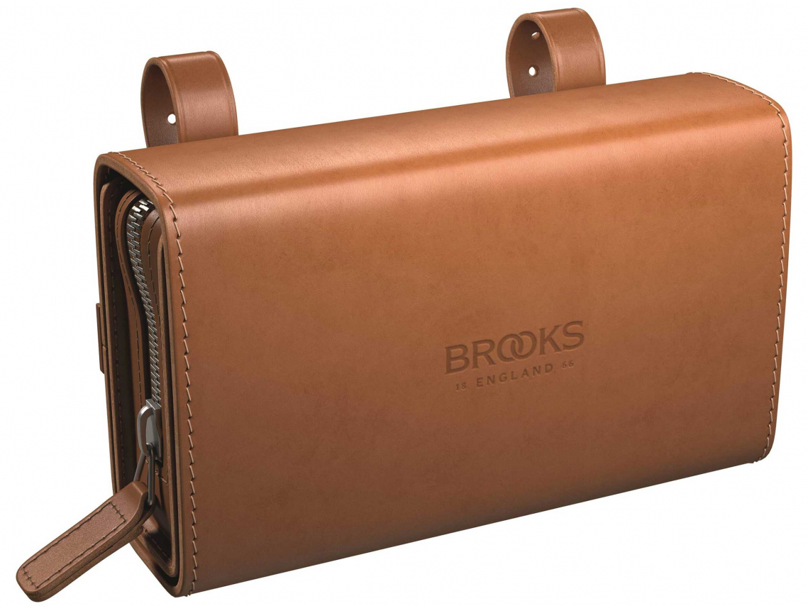 Brooks D-Shaped Leder Zadeltas Honing