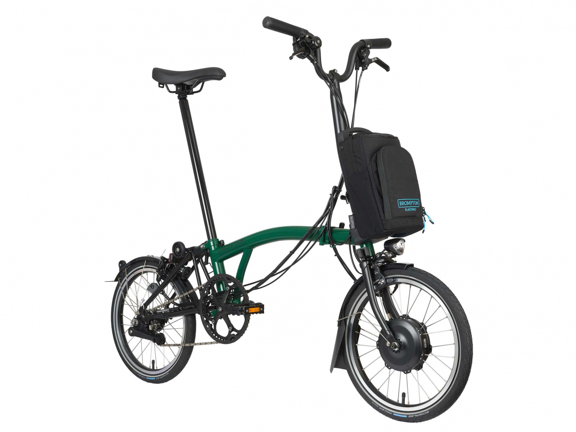 Brompton Electric C Line Explore Racing Groen