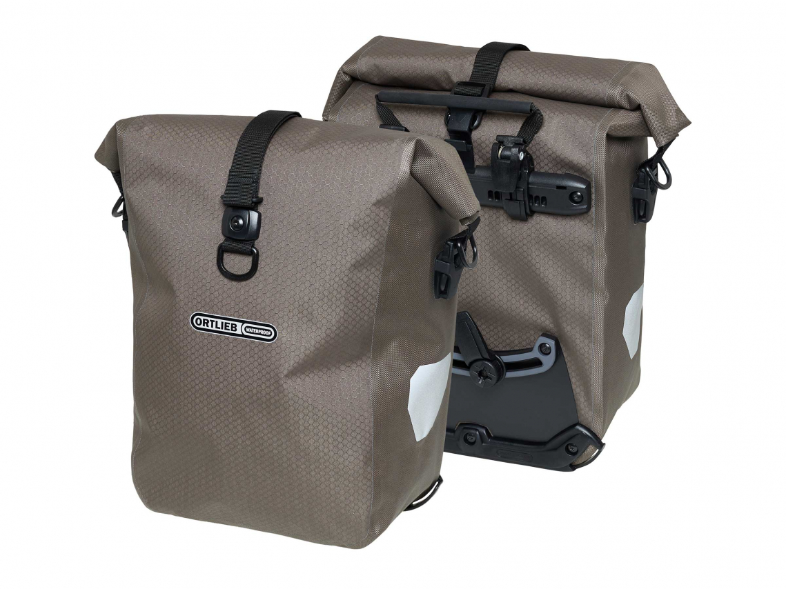 Ortlieb Gravel-Pack QL2.1 Voor- of Achtertassen Dark-Sand