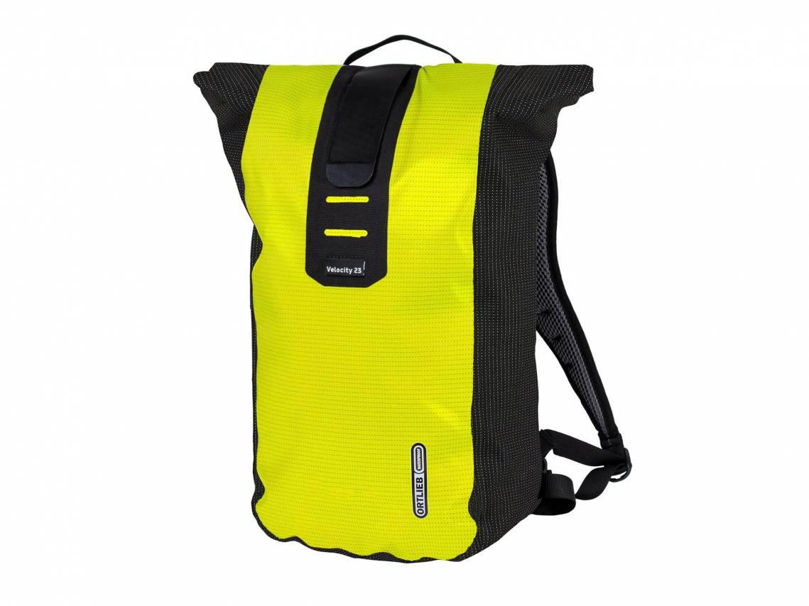 Ortlieb Velocity High-Vis 23L Rugzak Neon Geel-Zwart Reflex