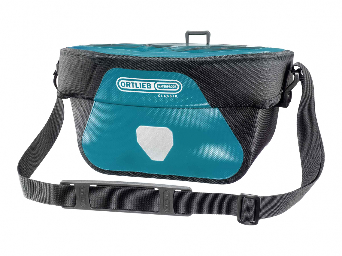 Ortlieb Stuurtas Ultimate Six Classic 5L Petrol-Zwart