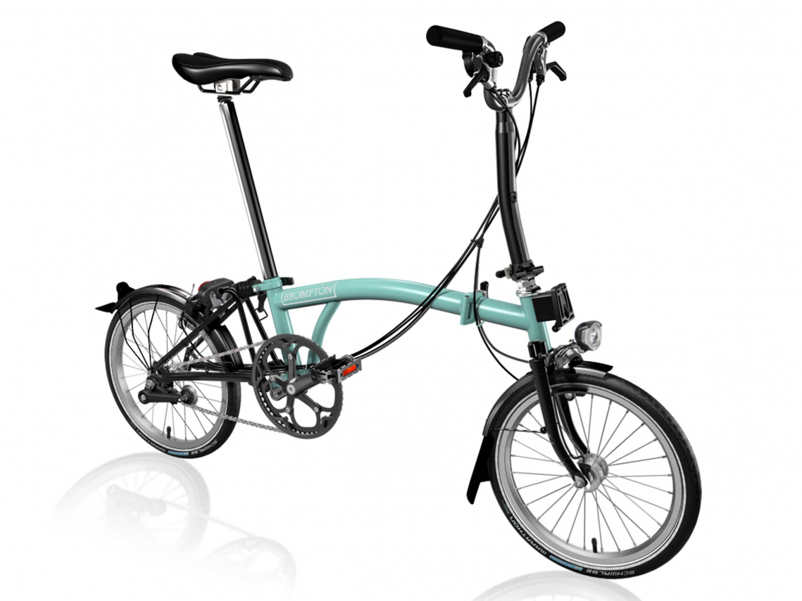 Brompton C Line Black Edition Explore Midden Turkoois