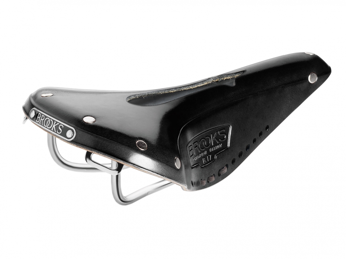 Brooks B17 Narrow Carved Zadel Zwart