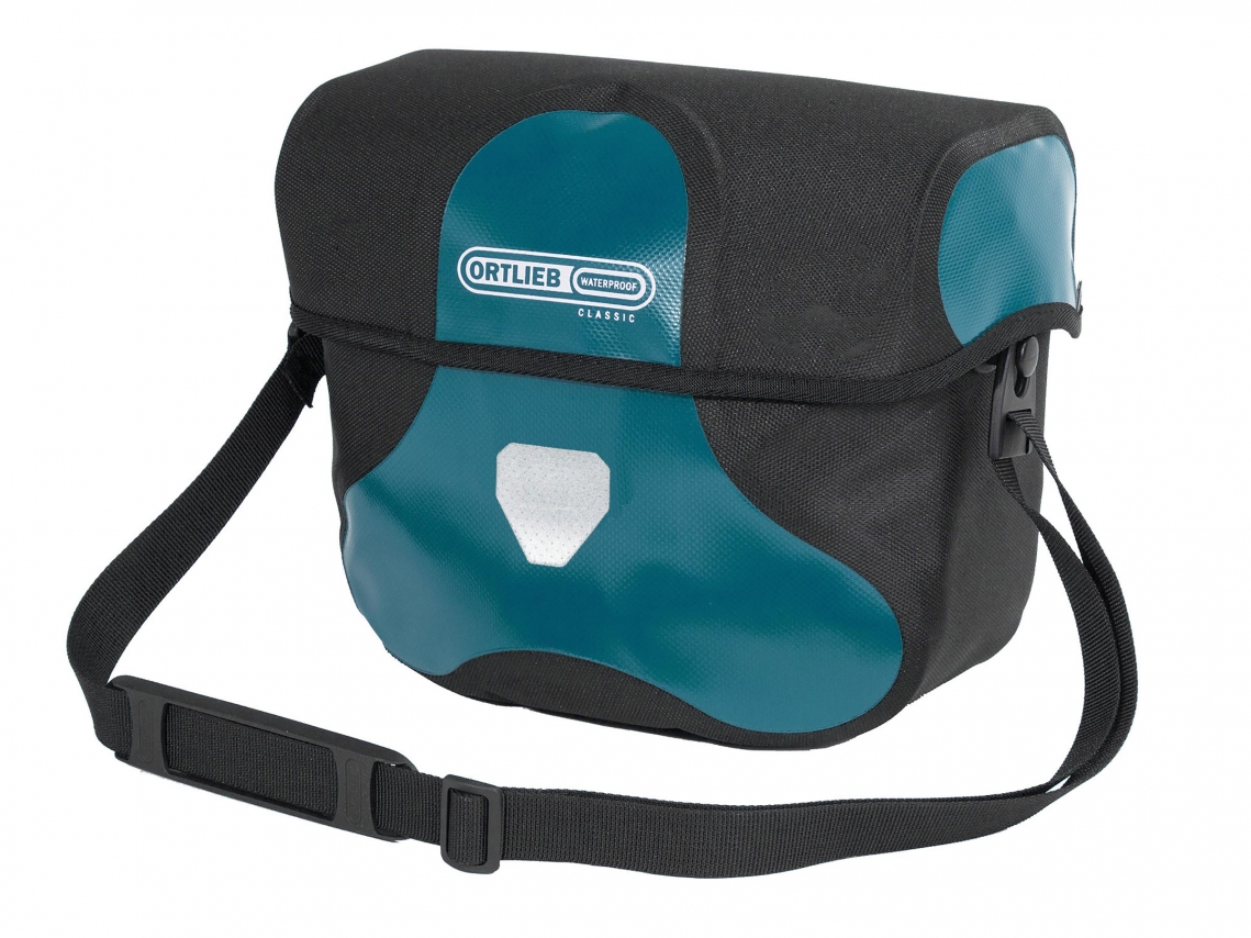 Ortlieb Stuurtas Ultimate Six Classic 7L Petrol-Zwart