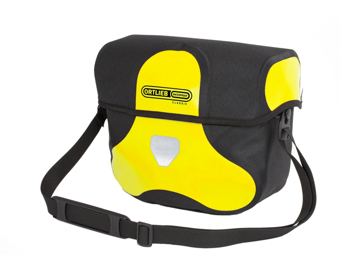 Ortlieb Stuurtas Ultimate Six Classic 7L Geel-Zwart