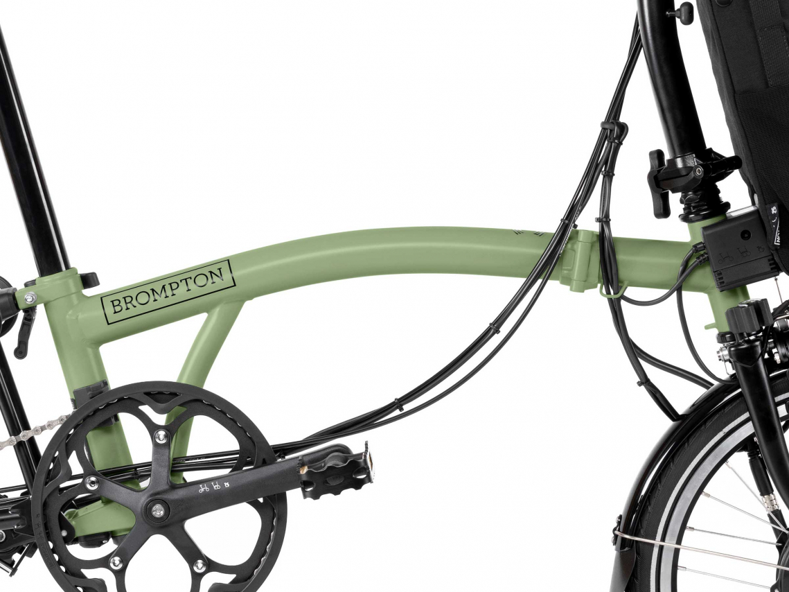 Brompton Electric C Line Hoofd- en Voorframe Matcha Green