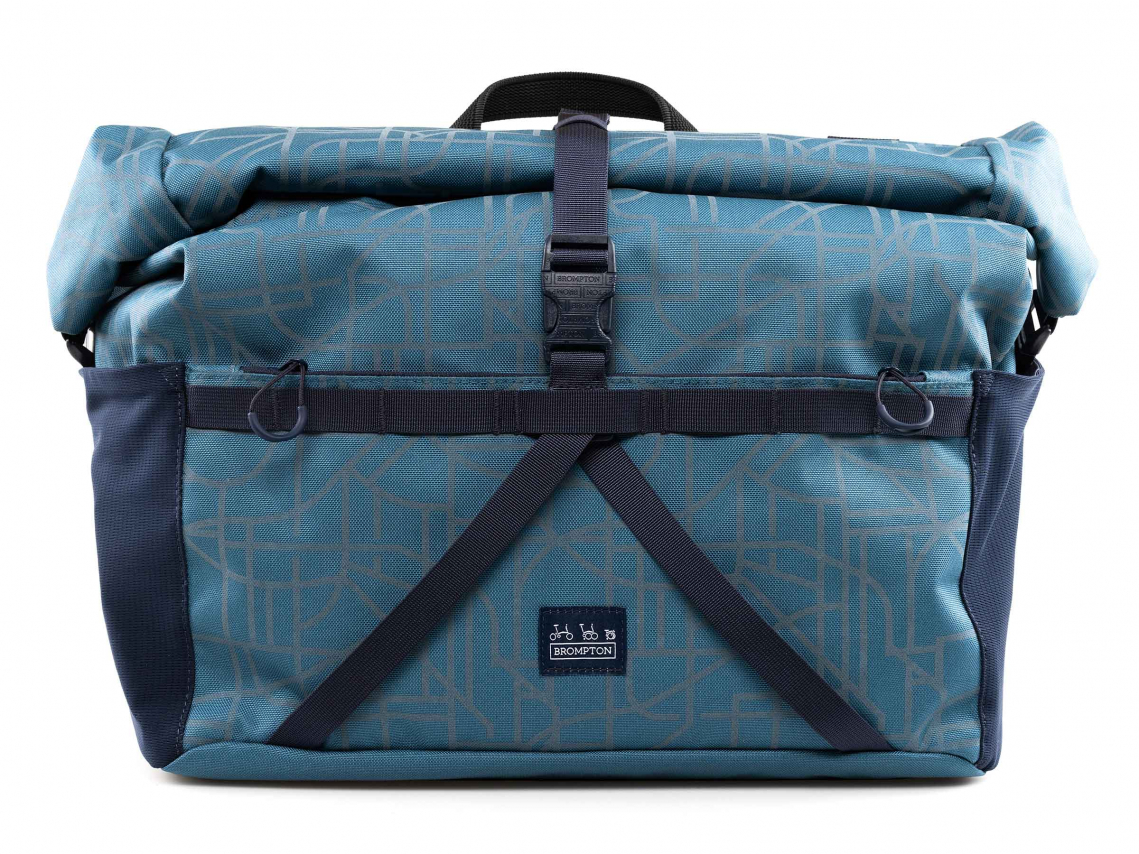 Brompton Borough Roll Top Bag L Reflective incl. Frame