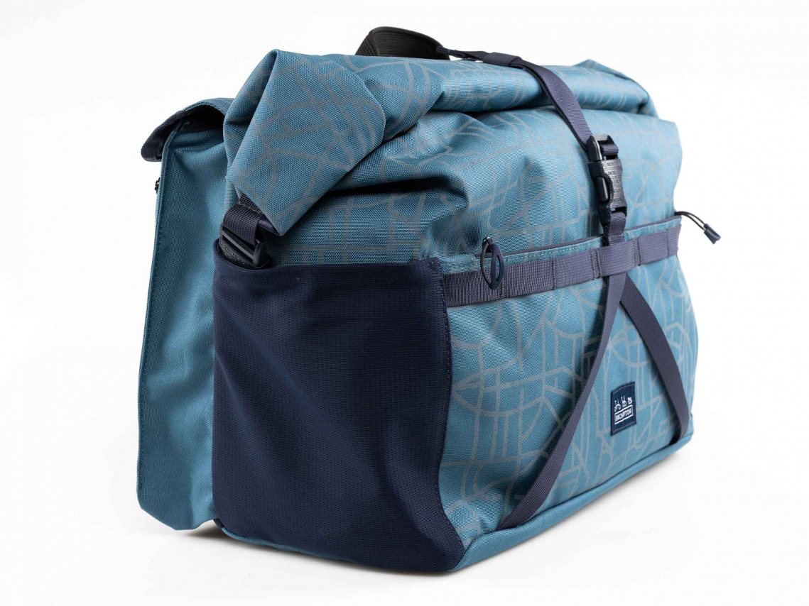 Borsa Brompton Borough In Tela Oliva &ndash; Impermeabile E Leggera Per Bici Da Ciclismo Urbano