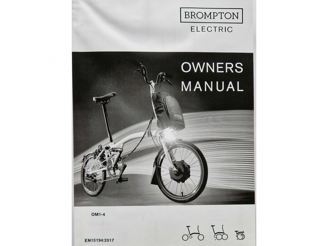 Brompton Gebruikershandleiding C Line Electric Multi Languages