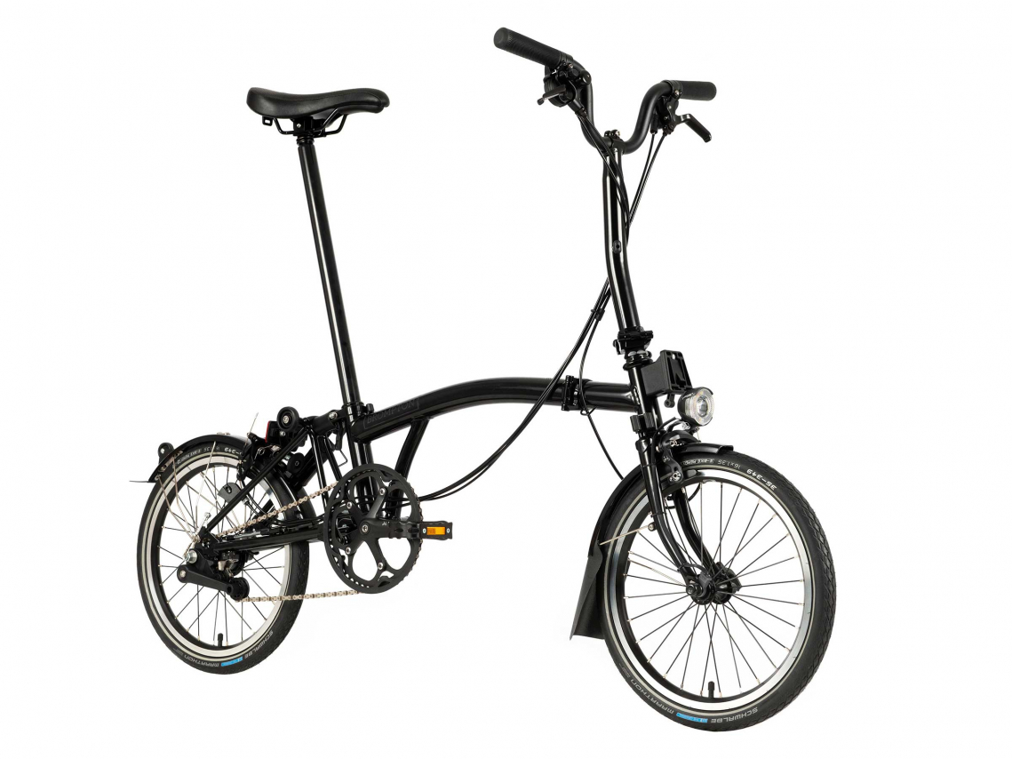 Brompton M6L 2021 Black Edition Vouwfiets Zwart