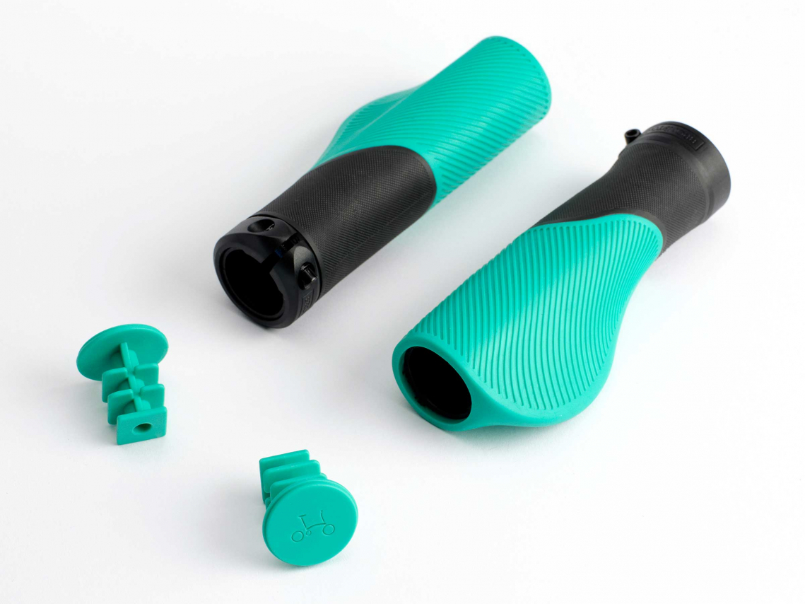 Brompton Handvatten Ergonomic Zwart-Groen