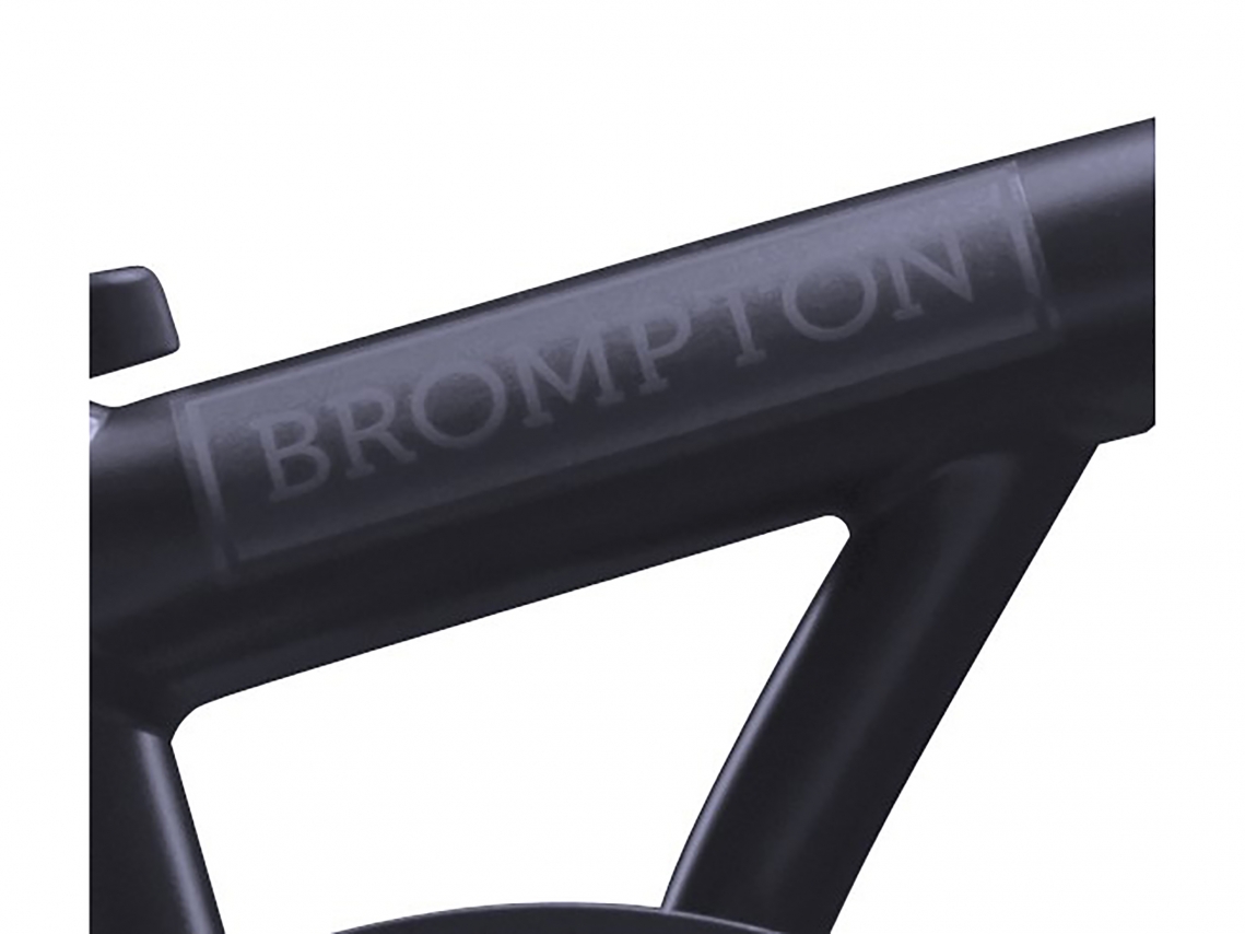 Brompton Transfer / Decal Black Edition, Zwart mat frame