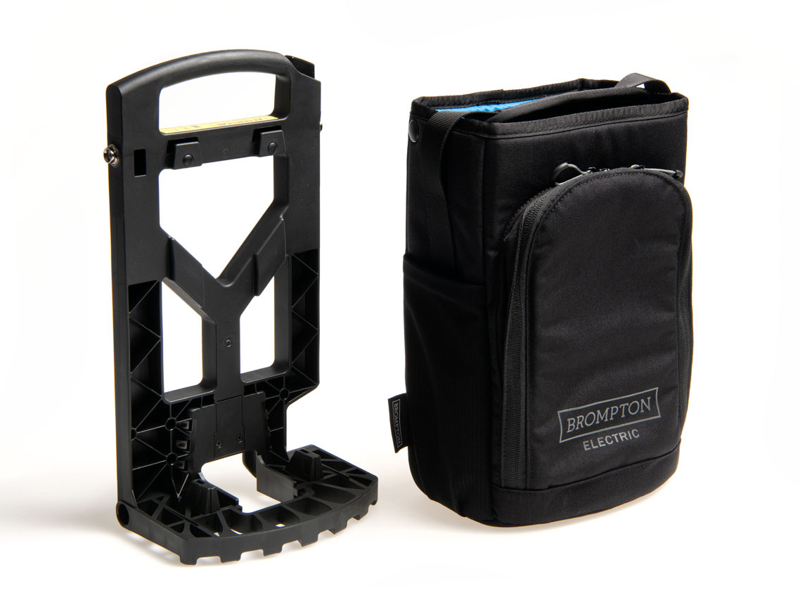 Brompton Small Bag Brompton Electric C en P Line incl BMZ Frame Zwart-Grijs