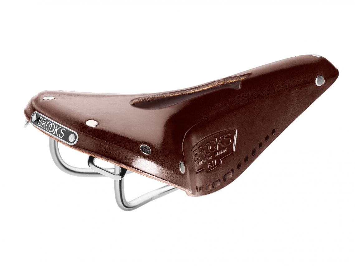 Brooks B17 Narrow Carved Zadel Bruin