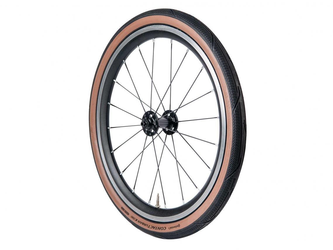 Pneus D'origine Brompton 16 X 1 Avec Chambres à Air - Paire - Occasion En état Quasi Neuf