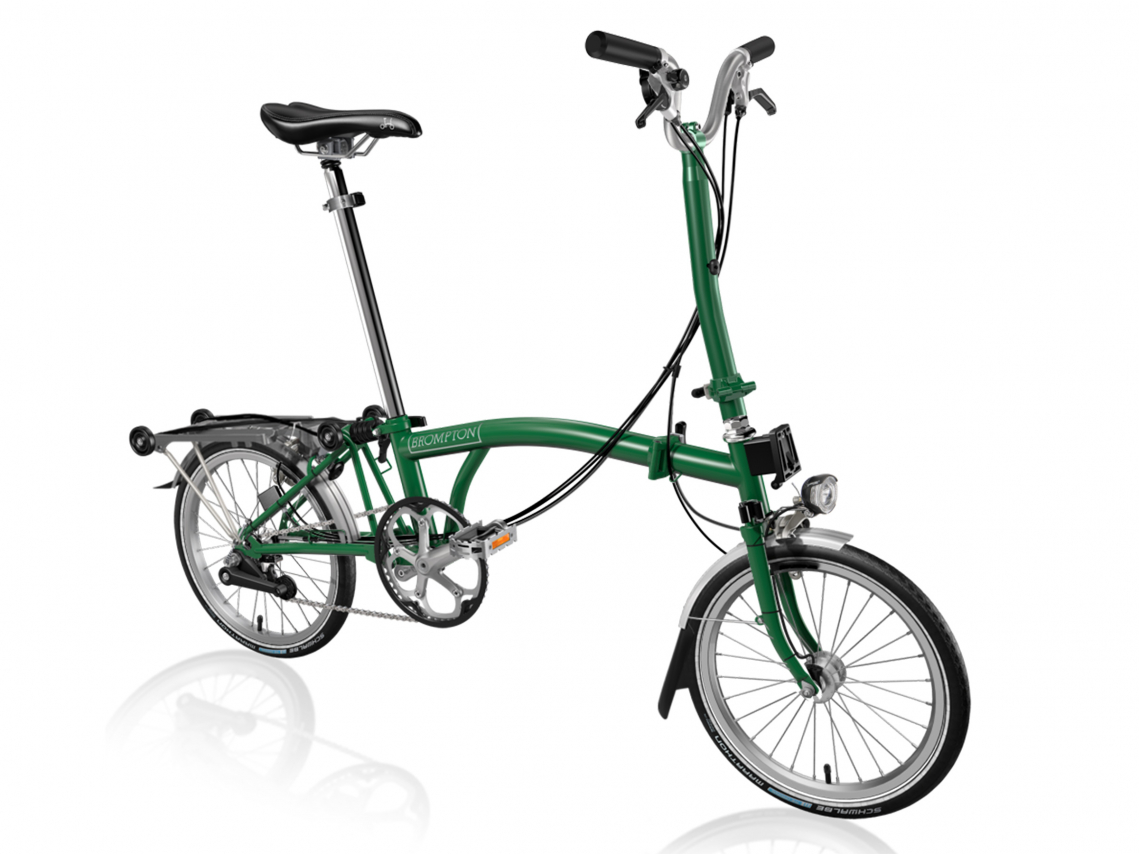 Brompton H6R Vouwfiets Racing Groen