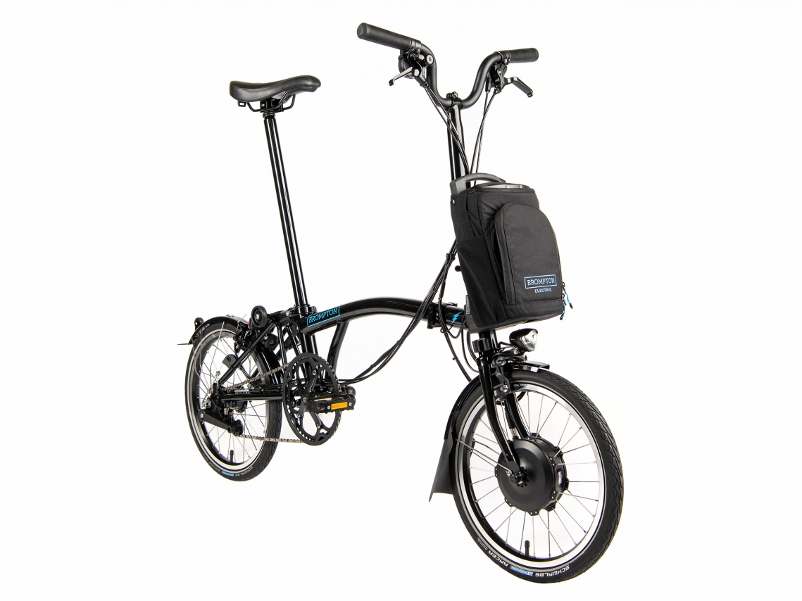 Brompton Electric H6L Vouwfiets Zwart glans