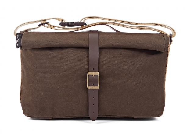 Brompton Roll Top Bag incl. Frame & Regenhoes Waxed Canvas