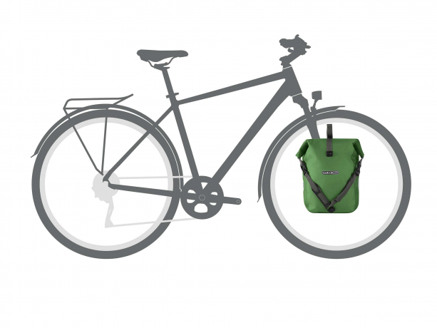 Ortlieb Sport-Roller Plus QL2.1 Voortas Single Kiwi-Mos Groen